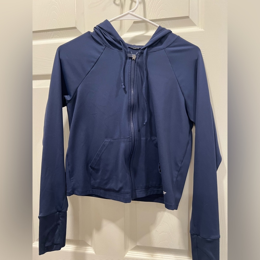 Fabletics Women's Navy Blue Hoodie Jacket